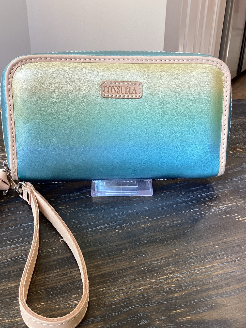 Consuela JoJo Pastel Ombré Leather Wristlet Wallet